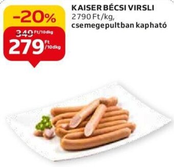 Auchan KAISER BÉCSI VIRSLI 10 dkg ajánlat