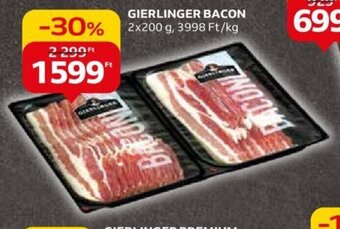 Auchan GIERLINGER BACON 2 x 200 g ajánlat