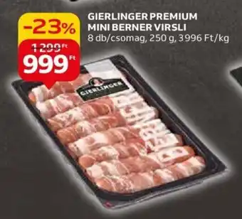 Auchan GIERLINGER PREMIUM MINI BERNER VIRSLI 8 db ajánlat