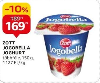 Auchan ZOTT JOGOBELLA JOGHURT 150 g ajánlat