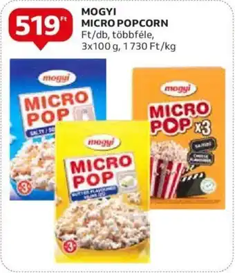 Auchan MOGYI MICRO POP 3 x 100 g ajánlat