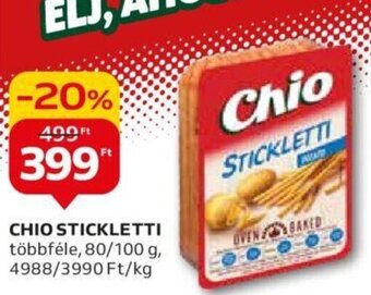 Auchan CHIO STICKLETTI 80 / 100 g ajánlat