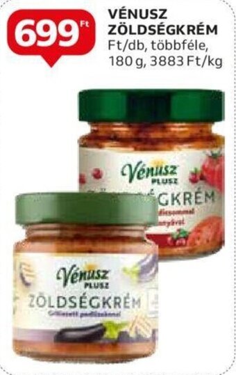 Auchan VÉNUSZ ZÖLDSÉGKRÉM 180 g ajánlat