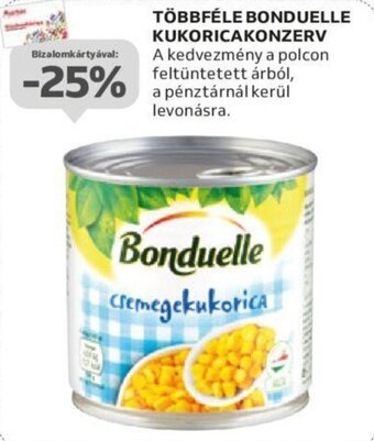 Auchan TÖBBFÉLE BONDUELLE KUKORICAKONZERV ajánlat