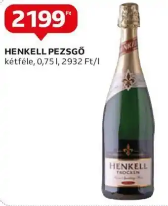 Auchan HENKELL PEZSGŐ 0,75 l ajánlat
