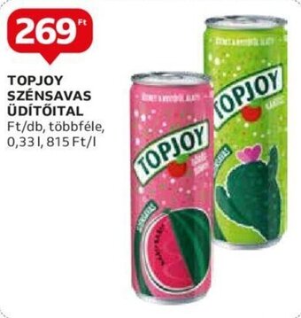Auchan TOPJOY SZÉNSAVAS ÜDÍTŐITAL 0,33 l ajánlat