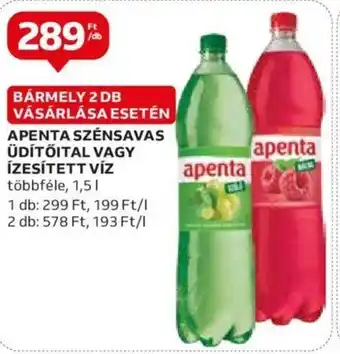Auchan APENTA SZÉNSAVAS ÜDÍTŐITAL stb. 1,5 l ajánlat
