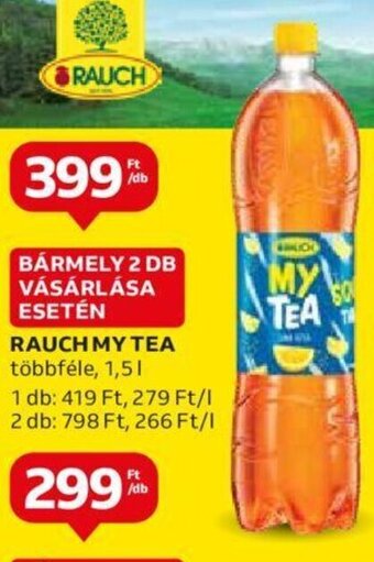 Auchan RAUCH MY TEA 1,5 l ajánlat