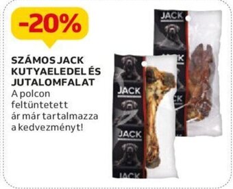 Auchan SZÁMOS JACK KUTYAELEDEL ÉS JUTALOMFALAT ajánlat