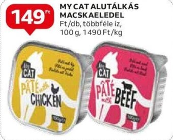 Auchan MY CAT ALUTÁLKÁS MACSKAELEDEL 100 g ajánlat