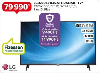 Auchan LG 32LQ631COZA FHD SMART TV 1 db ajánlat