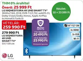 LG 50QNED753RA 4K UHD SMART TV 1 db
