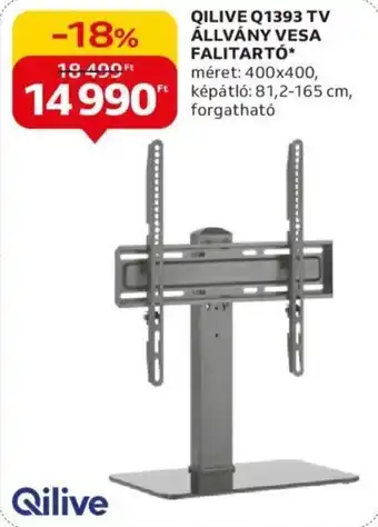 Auchan QILIVE Q1393 TV ÁLLVÁNY VESA FALITARTÓ 1 db ajánlat