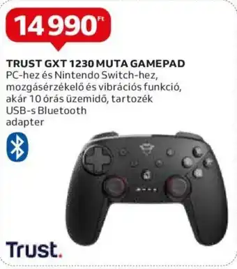 Auchan TRUST GXT 1230 MUTA GAMEPAD 1 db ajánlat