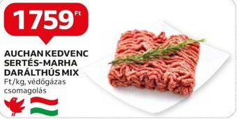 Auchan AUCHAN KEDVENC SERTÉS-MARHA DARÁLTHÚS MIX 1 kg ajánlat