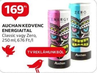 Auchan AUCHAN KEDVENC ENERGIAITAL 250 ml ajánlat