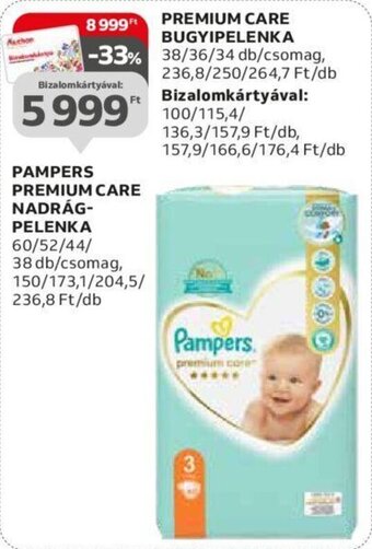 Auchan PREMIUM PREMIUM CARE NADRÁGPELENKA 38 - 34 db ajánlat