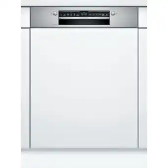 Bosch smi4hvs33e mosogatógép, beépíthető - serie4 - home connect - nemesacél - 13 teríték - energiaosztály:d - 6 program