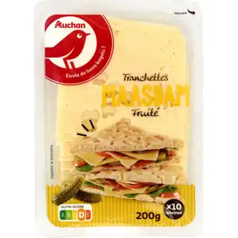 Auchan Auchan kedvenc maasdam sajt szeletelt 200 g ajánlat