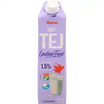 Auchan Auchan kedvenc laktózmentes uht tej 1,5% 1 l ajánlat