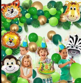 Bonus Shop Dzsungel party lufi szett (109 darabos) ajánlat