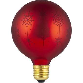 Bonus Shop Retlux rxl 368 karácsonyi dekoráció, e27 motívumos led izzó, piros - melegfehér megvilágítással, 3,5 w ajánlat