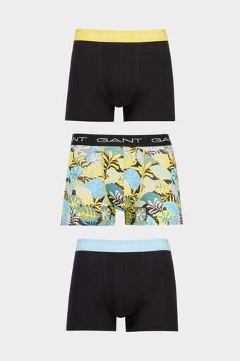 Gant Alónemű gant tropical print trunk 3-pack fekete ajánlat