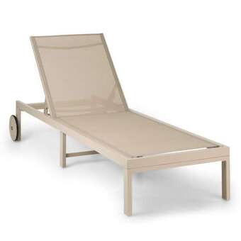 Blumfeldt lucca lounger, kerti nyugágy, alumínium, 4 szintes