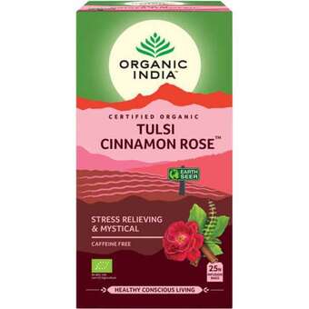 Yoga Bazaar Bio tulsi tea - fahéj rózsa - filteres - organic india ajánlat