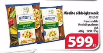 Mirelite zöldségkeverék 400 g