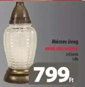 Mécses üveg 1 db