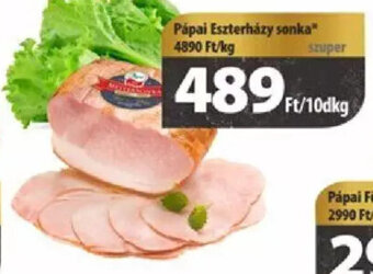Coop Pápai Eszterházy sonka 10 dkg ajánlat