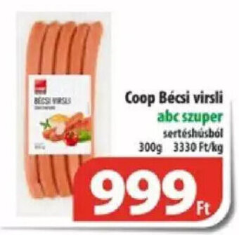 Coop Coop Bécsi virsli 300 g ajánlat