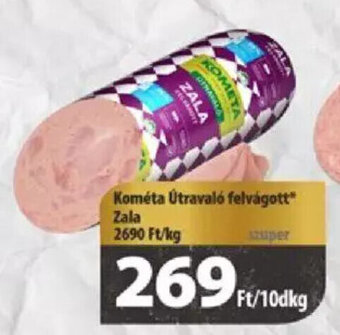 Coop Kométa Útravaló felvágott Zala 10 dkg ajánlat