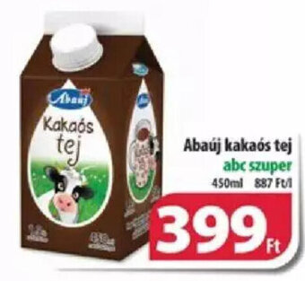 Coop Abaúj kakaós tej 450 ml ajánlat