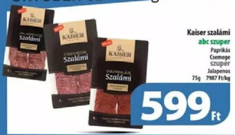 Coop Kaiser szalámi 75 g ajánlat