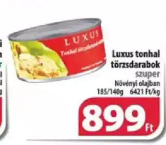 Coop Luxus tonhal törzsdarabok 185 / 140 g ajánlat
