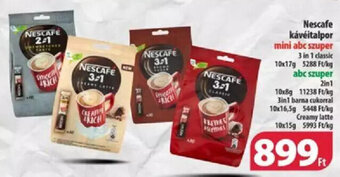 Coop Nescafe kávéitalpor 10 x 8 g - 10 x 17 g ajánlat