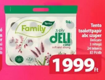 Coop Tento toalettpapír 24 tekercs ajánlat