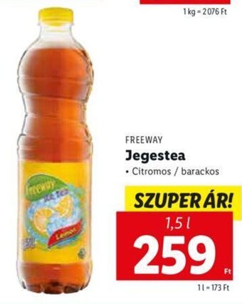 Lidl FREEWAY Jegestea 1,5 l ajánlat