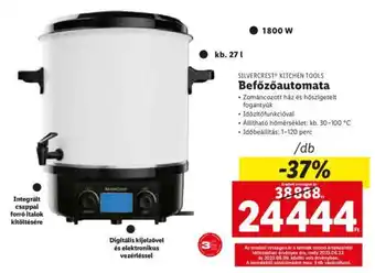 Lidl SILVERCREST KITCHEN TOOLS Befőzőautomata 1 db ajánlat