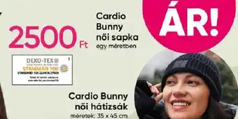 Cardio Bunny női sapka 1 db