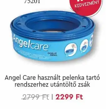 Angel Care használt pelenka tartó rendszerhez utántöltő zsák 1 db