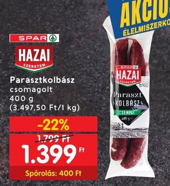 SPAR Parasztkolbász 400 g