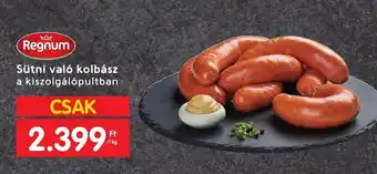 Interspar Regnum Sütni való kolbász 1 kg ajánlat