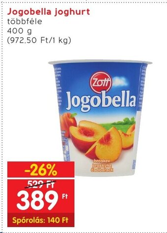 Interspar Jogobella joghurt 400 g ajánlat