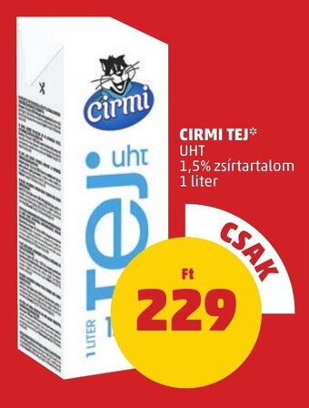 PENNY CIRMI TEJ 1 l ajánlat