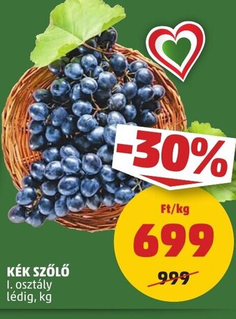 PENNY KÉK SZŐLŐ 1 kg ajánlat
