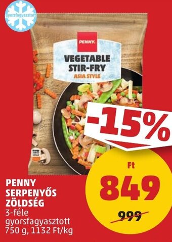 PENNY PENNY SERPENYŐS ZÖLDSÉG 750 g ajánlat