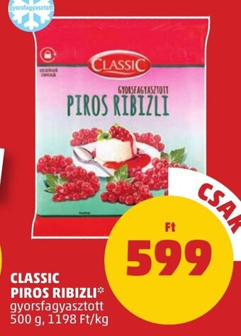PENNY CLASSIC PIROS RIBIZLI 500 g ajánlat